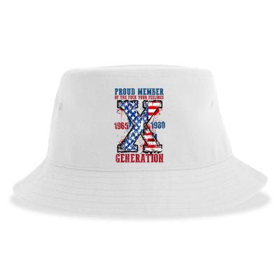 Proud Member Of The Fuck Your Feelings Generation X Sustainable Bucket Hat