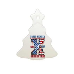 Proud Member Of The Fuck Your Feelings Generation X Ceramic Tree Ornament