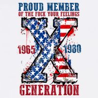 Proud Member Of The Fuck Your Feelings Generation X Short Acrylic Beanie