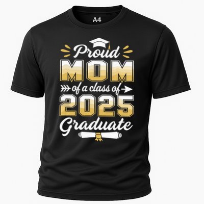 Proud Mom Of A Class Of 2025 Heart Graduate Senior 2025 Performance Shirt