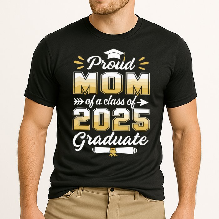 Proud Mom Of A Class Of 2025 Heart Graduate Senior 2025 Cooling Performance Crew T-Shirt