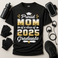 Proud Mom Of A Class Of 2025 Heart Graduate Senior 2025 Cooling Performance Crew T-Shirt