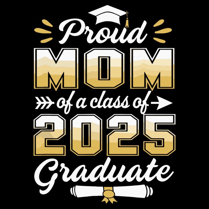Proud Mom Of A Class Of 2025 Heart Graduate Senior 2025 Cooling Performance Crew T-Shirt