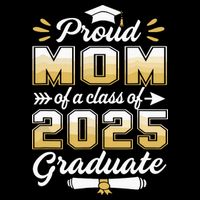 Proud Mom Of A Class Of 2025 Heart Graduate Senior 2025 Sustainable Bucket Hat