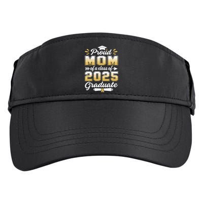Proud Mom Of A Class Of 2025 Heart Graduate Senior 2025 Adult Drive Performance Visor