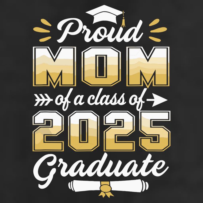 Proud Mom Of A Class Of 2025 Heart Graduate Senior 2025 11oz C Handle Ceramic Mug