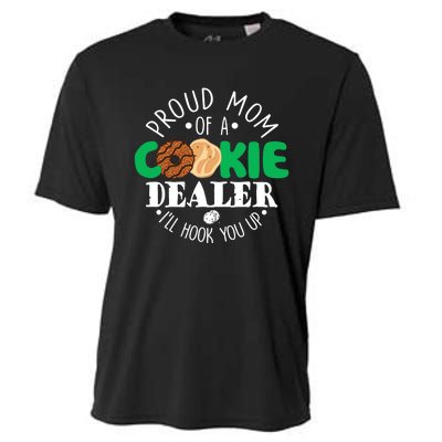 Proud Mom Of A Cookie Dealer Girl Troop Leader Matching Cooling Performance Crew T-Shirt