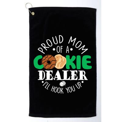 Proud Mom Of A Cookie Dealer Girl Troop Leader Matching Golf Towel