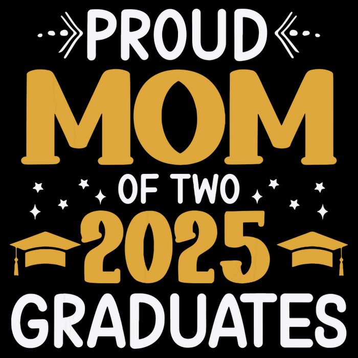 Proud Mom Of Two 2025 Graduates Senior Mom Class Of 2025 Impact Tech Backpack