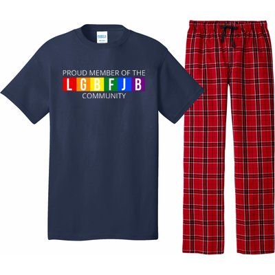 Proud Member Of The Lgbfjb Community Funny Anti Joe Biden Pajama Set