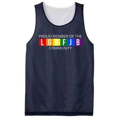 Proud Member Of The Lgbfjb Community Funny Anti Joe Biden Mesh Reversible Basketball Jersey Tank