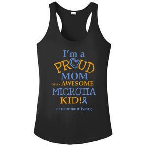 Proud Mom Of A Microtia Ladies PosiCharge Competitor Racerback Tank