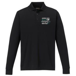 Proud Mom Of A Nursing Student Future Rn Daughter Nurses Mom Cute Gift Performance Long Sleeve Polo