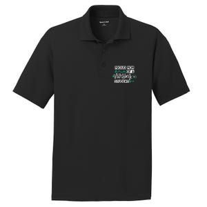 Proud Mom Of A Nursing Student Future Rn Daughter Nurses Mom Cute Gift PosiCharge RacerMesh Polo