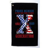Proud Member Of The Fck Your Feelings X Generation 1965 1980 Golf Towel