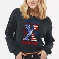 Proud Member Of The Fck Your Feelings X Generation 1965 1980 Cropped Pullover Crew
