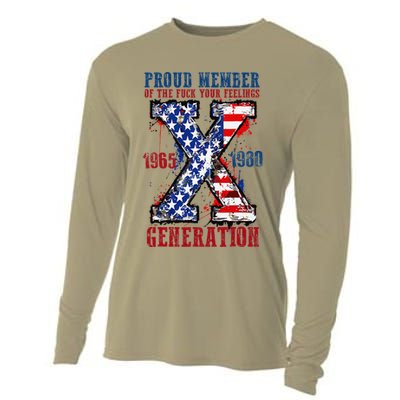 Proud Member Of The Fck Your Feelings X Generation 1965 1980 Cooling Performance Long Sleeve Crew