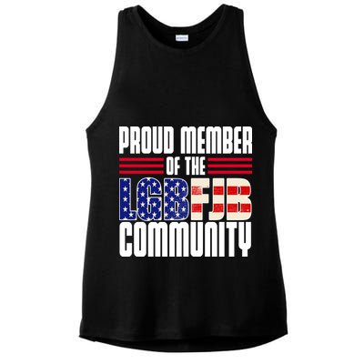 Proud Member Of The LGBFJB Community Ladies PosiCharge Tri-Blend Wicking Tank