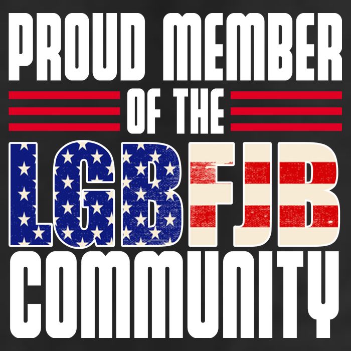 Proud Member Of The LGBFJB Community 7 Panel Mesh Trucker Snapback Hat