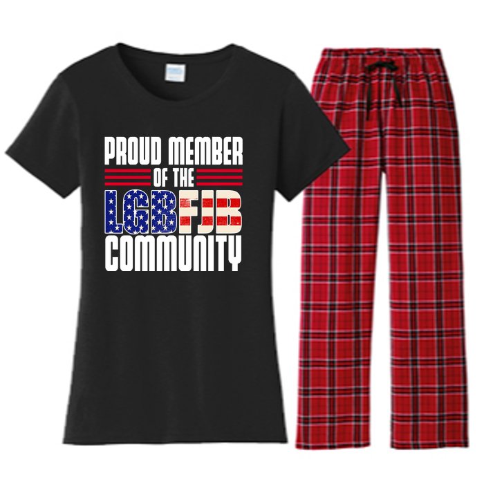 Proud Member Of The LGBFJB Community Women's Flannel Pajama Set