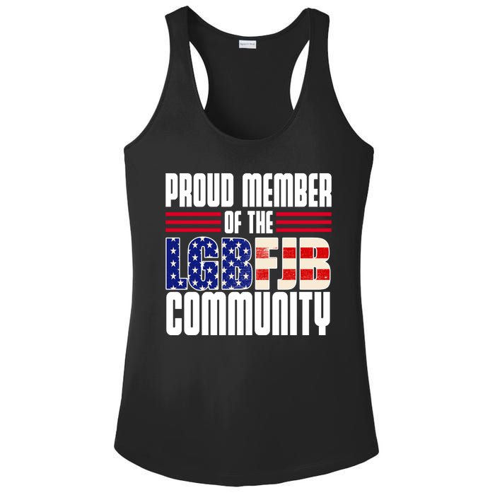 Proud Member Of The LGBFJB Community Ladies PosiCharge Competitor Racerback Tank