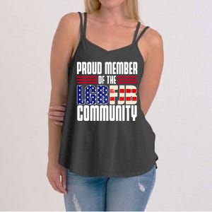 Proud Member Of The LGBFJB Community Women's Strappy Tank