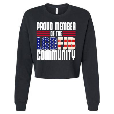 Proud Member Of The LGBFJB Community Cropped Pullover Crew