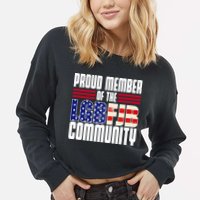 Proud Member Of The LGBFJB Community Cropped Pullover Crew