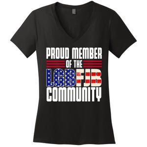 Proud Member Of The LGBFJB Community Women's V-Neck T-Shirt