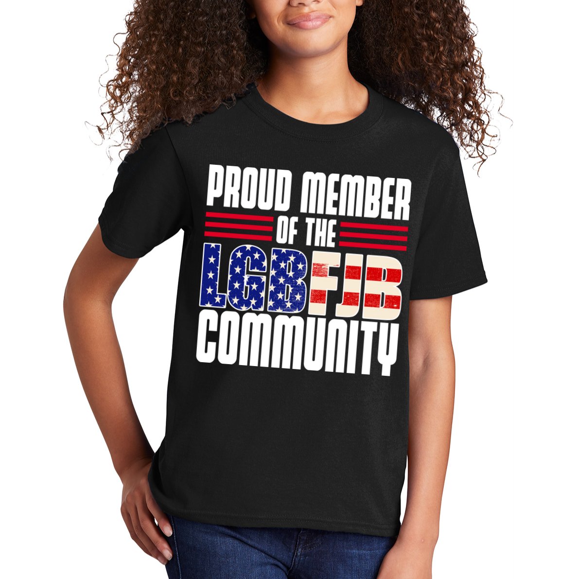 Proud Member Of The LGBFJB Community Kids T-Shirt