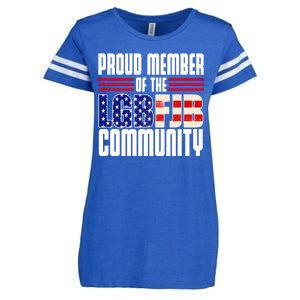 Proud Member Of The LGBFJB Community Enza Ladies Jersey Football T-Shirt