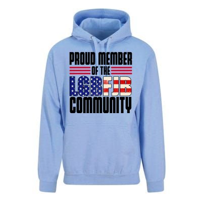 Proud Member Of The LGBFJB Community Unisex Surf Hoodie