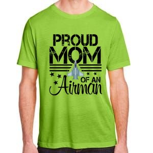 Proud Mom Of An Air Jet Plane Pilot Gift Adult ChromaSoft Performance T-Shirt