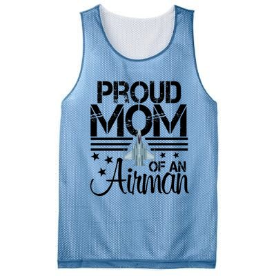 Proud Mom Of An Air Jet Plane Pilot Gift Mesh Reversible Basketball Jersey Tank