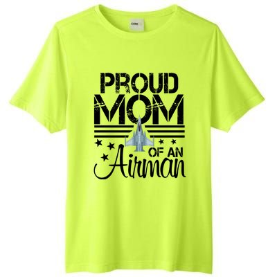 Proud Mom Of An Air Jet Plane Pilot Gift Tall Fusion ChromaSoft Performance T-Shirt