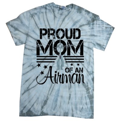 Proud Mom Of An Air Jet Plane Pilot Gift Tie-Dye T-Shirt