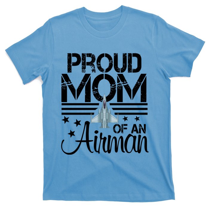 Proud Mom Of An Air Jet Plane Pilot Gift T-Shirt