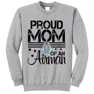 Proud Mom Of An Air Jet Plane Pilot Gift Tall Sweatshirt