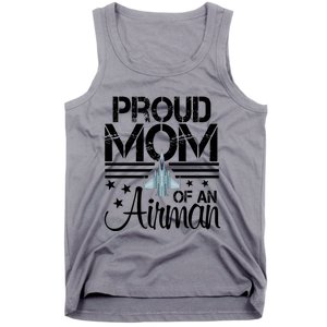 Proud Mom Of An Air Jet Plane Pilot Gift Tank Top