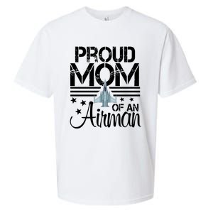 Proud Mom Of An Air Jet Plane Pilot Gift Sueded Cloud Jersey T-Shirt