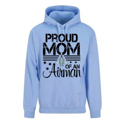 Proud Mom Of An Air Jet Plane Pilot Gift Unisex Surf Hoodie