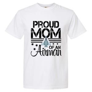 Proud Mom Of An Air Jet Plane Pilot Gift Garment-Dyed Heavyweight T-Shirt