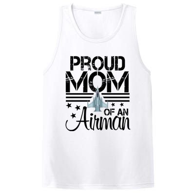 Proud Mom Of An Air Jet Plane Pilot Gift PosiCharge Competitor Tank