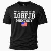 Proud Member Of The LGBFJB Community USA Flag LGB FJB Cooling Performance Crew T-Shirt
