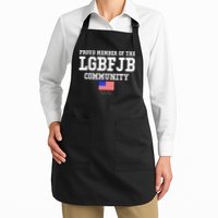 Proud Member Of The LGBFJB Community USA Flag LGB FJB Apron