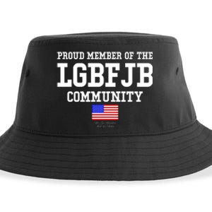 Proud Member Of The LGBFJB Community USA Flag LGB FJB Sustainable Bucket Hat