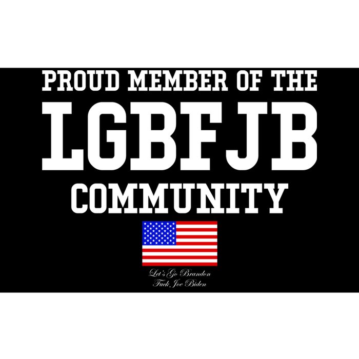 Proud Member Of The LGBFJB Community USA Flag LGB FJB Bumper Sticker