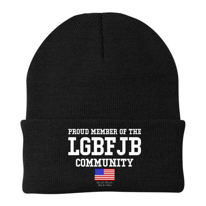 Proud Member Of The LGBFJB Community USA Flag LGB FJB Beanie