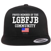 Proud Member Of The LGBFJB Community USA Flag LGB FJB Flatbill Hat