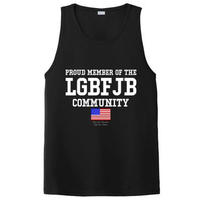 Proud Member Of The LGBFJB Community USA Flag LGB FJB PosiCharge Competitor Tank